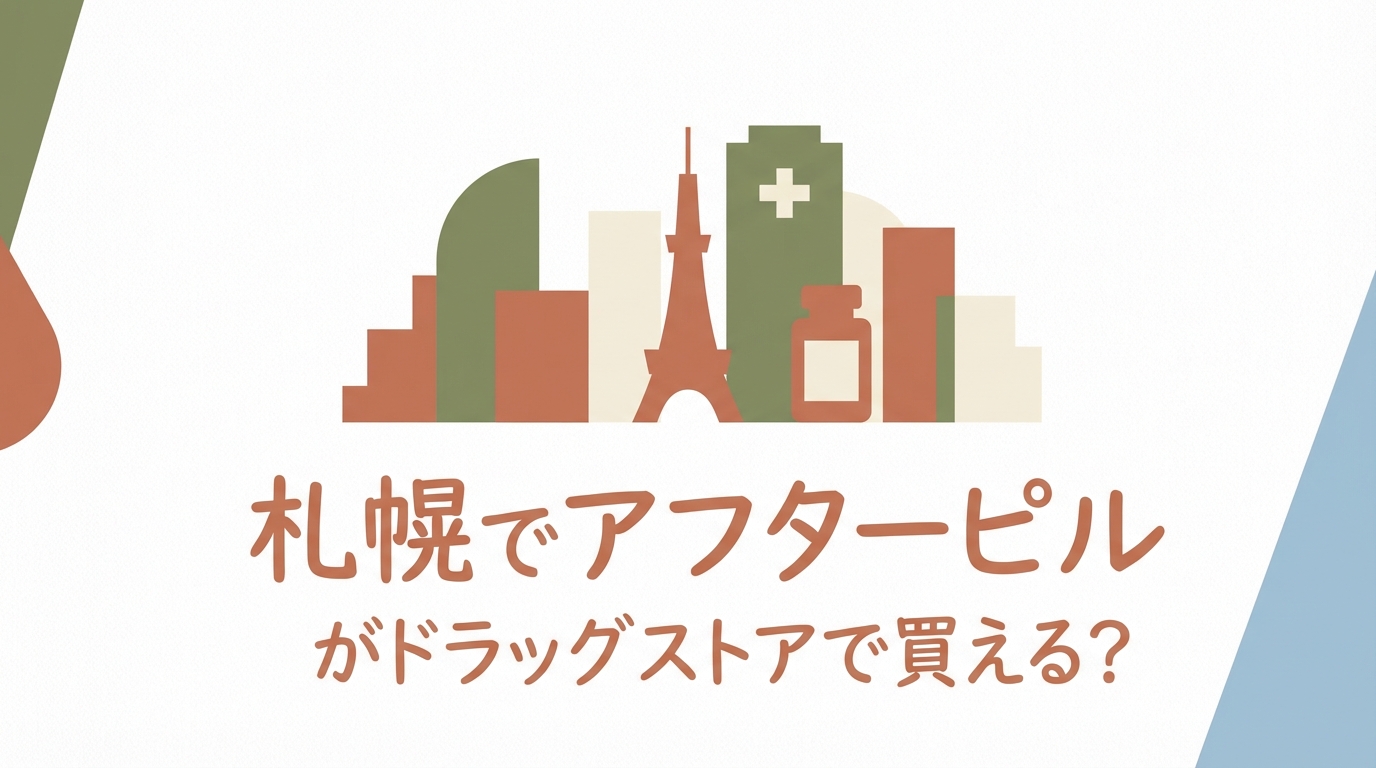 札幌でアフターピルがドラッグストアで買える？